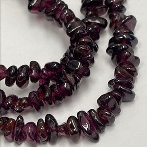 Garnet Beaded Necklace